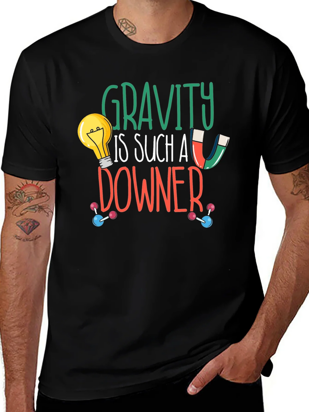 Gravity Is Such A Downer Graphic Tee product image 1