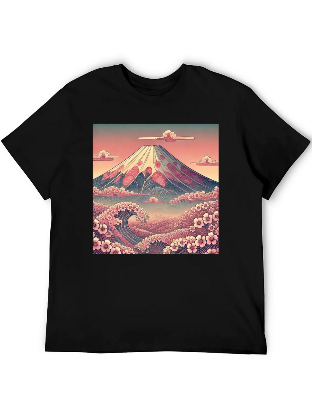 Mount Fuji Wave Graphic Tee product image 8