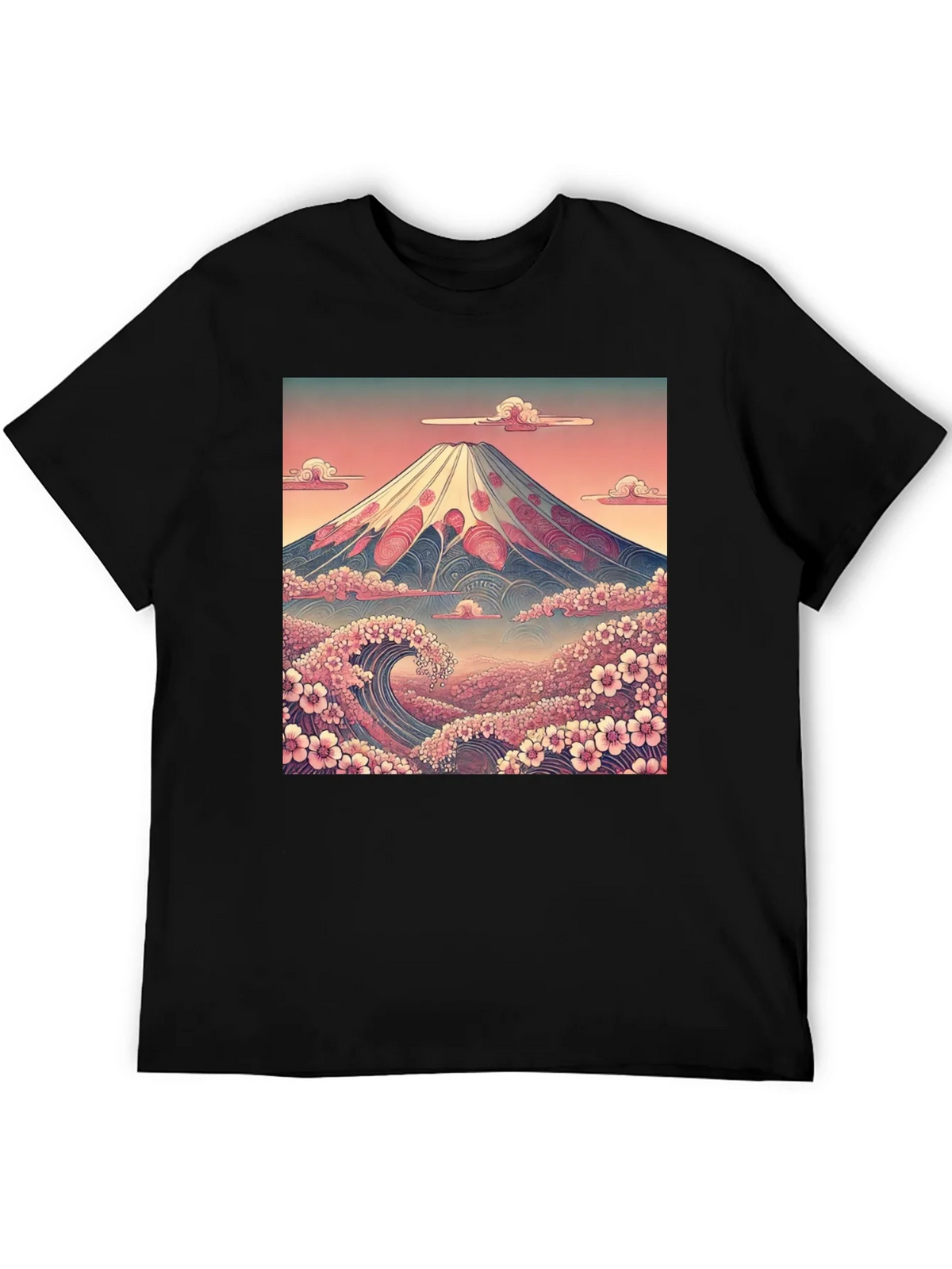 Mount Fuji Wave Graphic Tee product image 8
