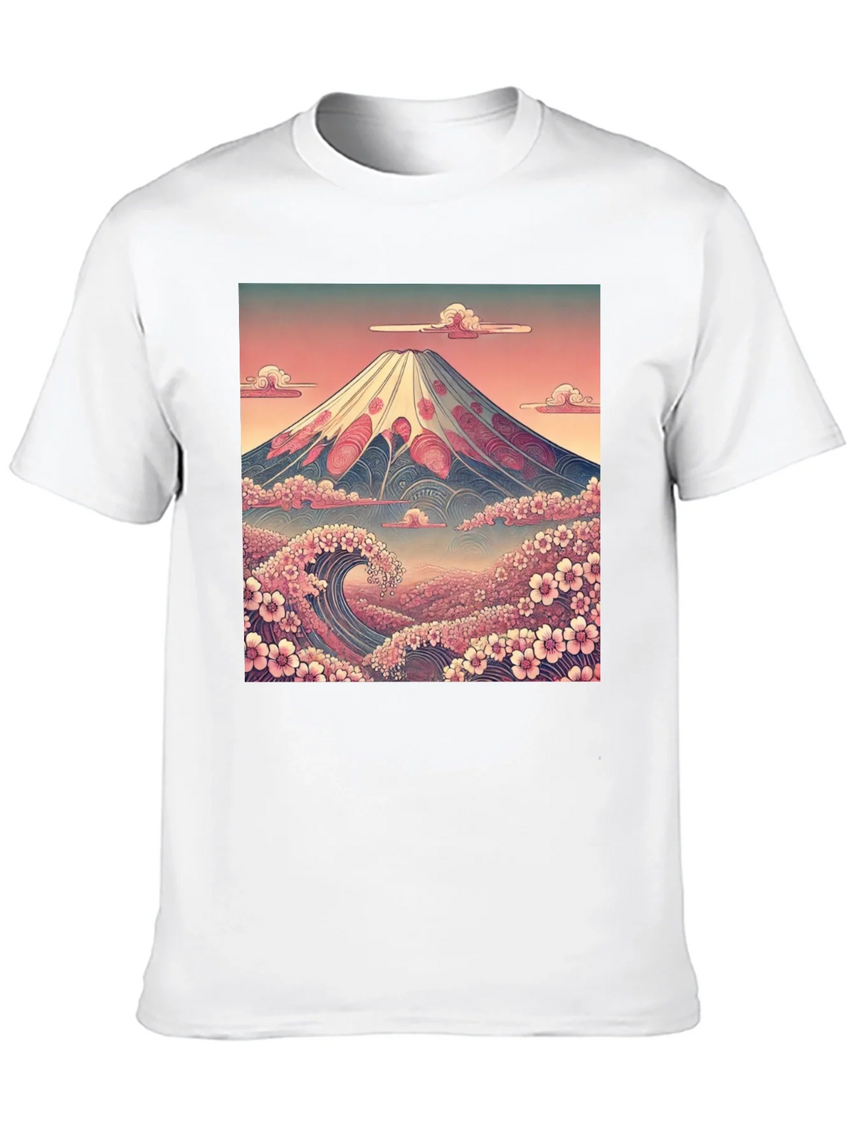 Mount Fuji Wave Graphic Tee product image 12