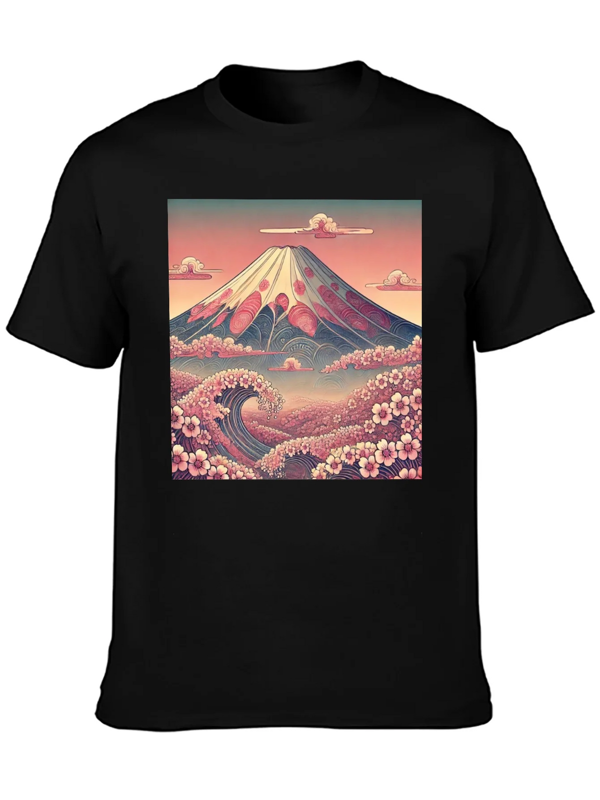 Mount Fuji Wave Graphic Tee product image 6