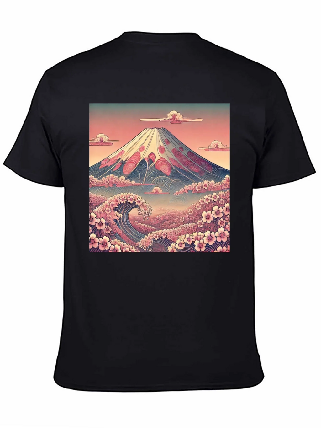 Mount Fuji Wave Graphic Tee product image 7
