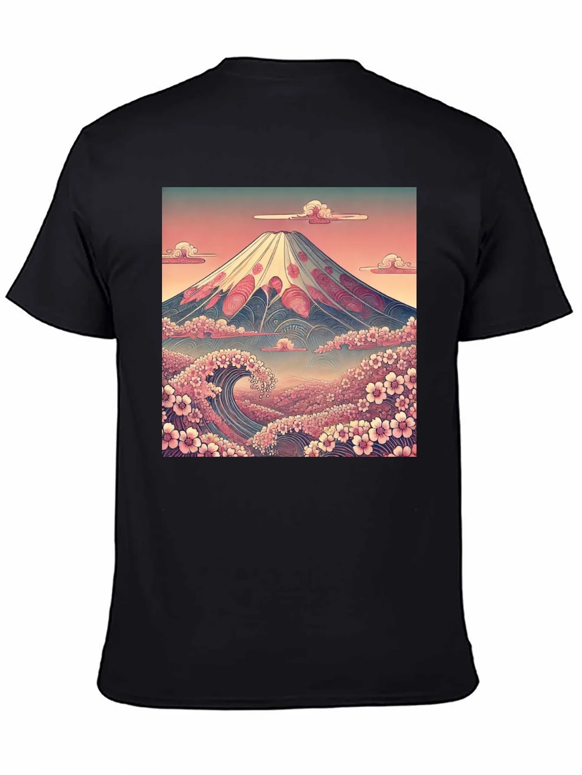 Mount Fuji Wave Graphic Tee product image 7