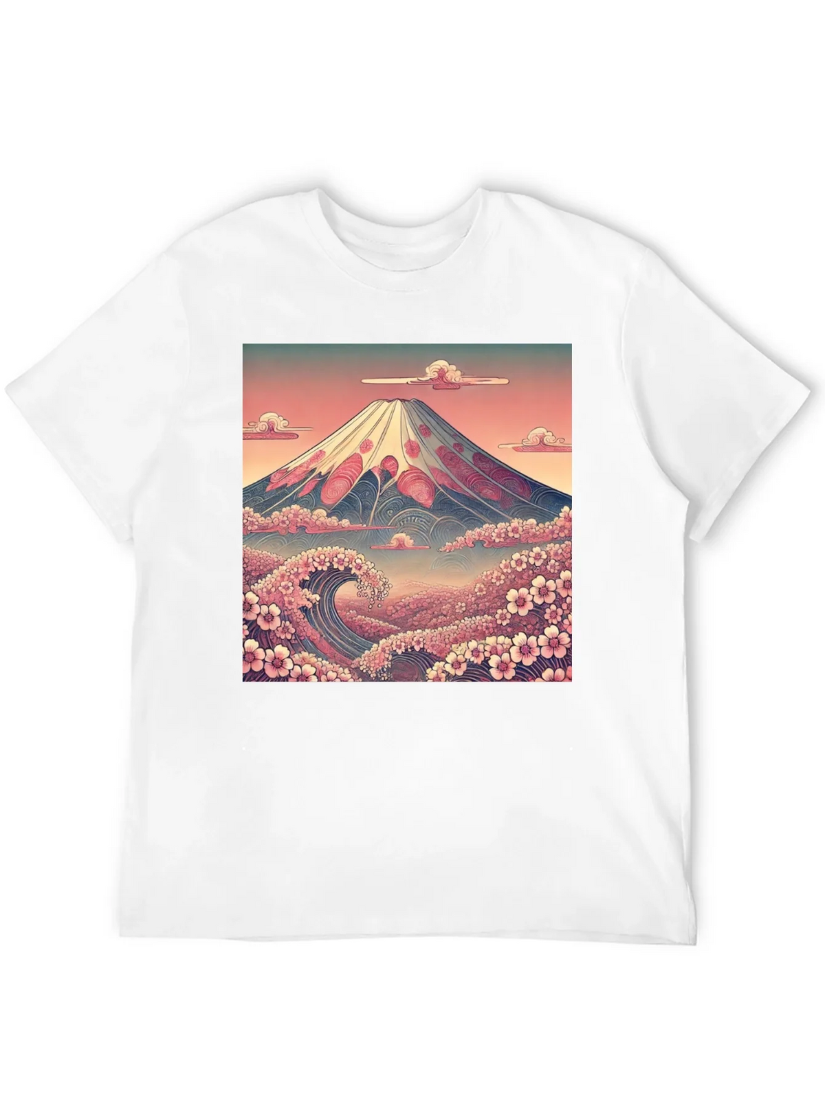 Mount Fuji Wave Graphic Tee product image 3