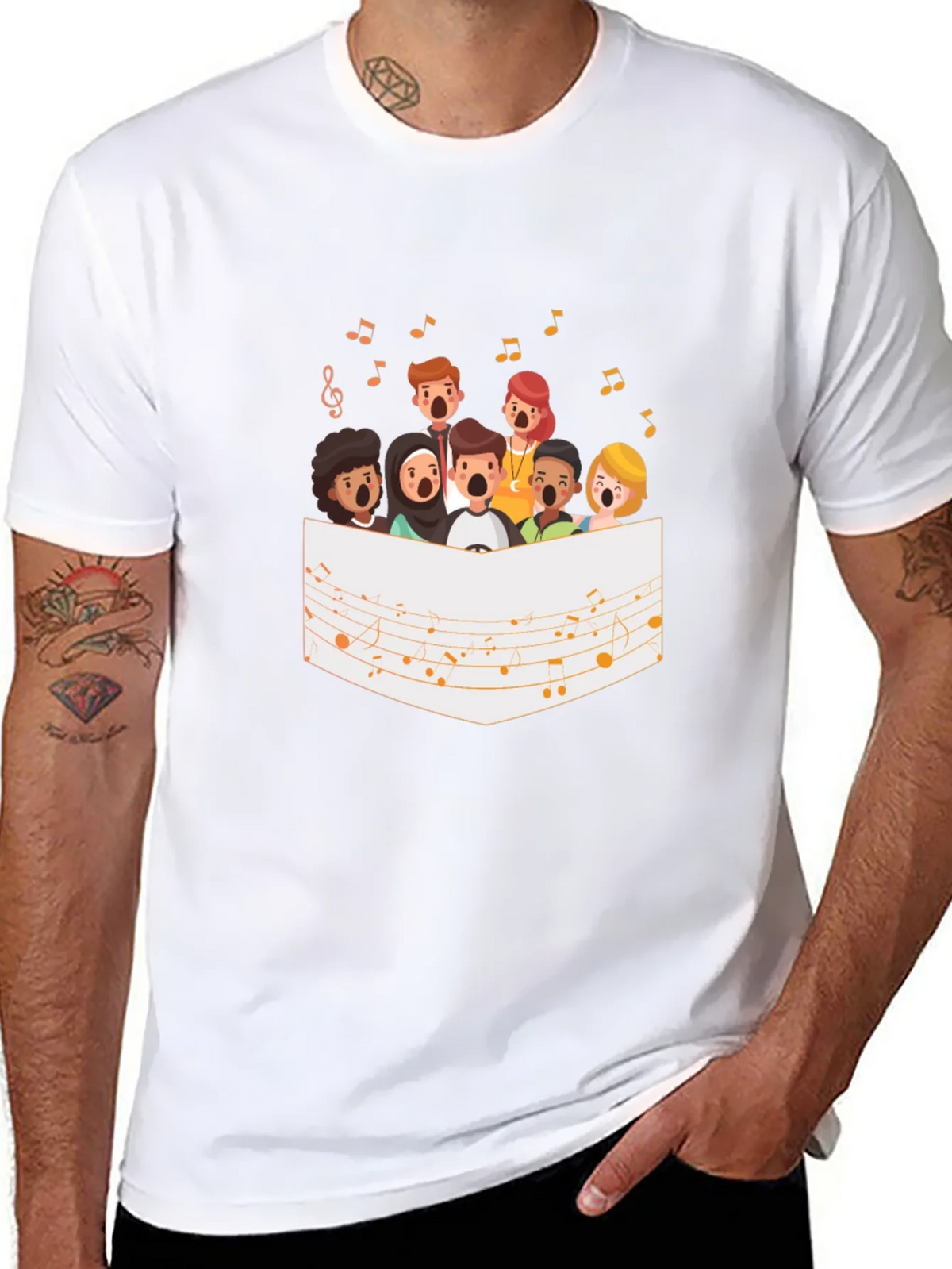 Choir Graphic Tee - Black product image 4