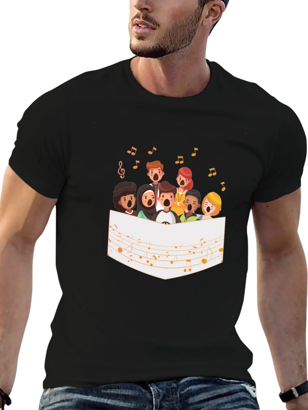 Choir Graphic Tee - Black product image 3
