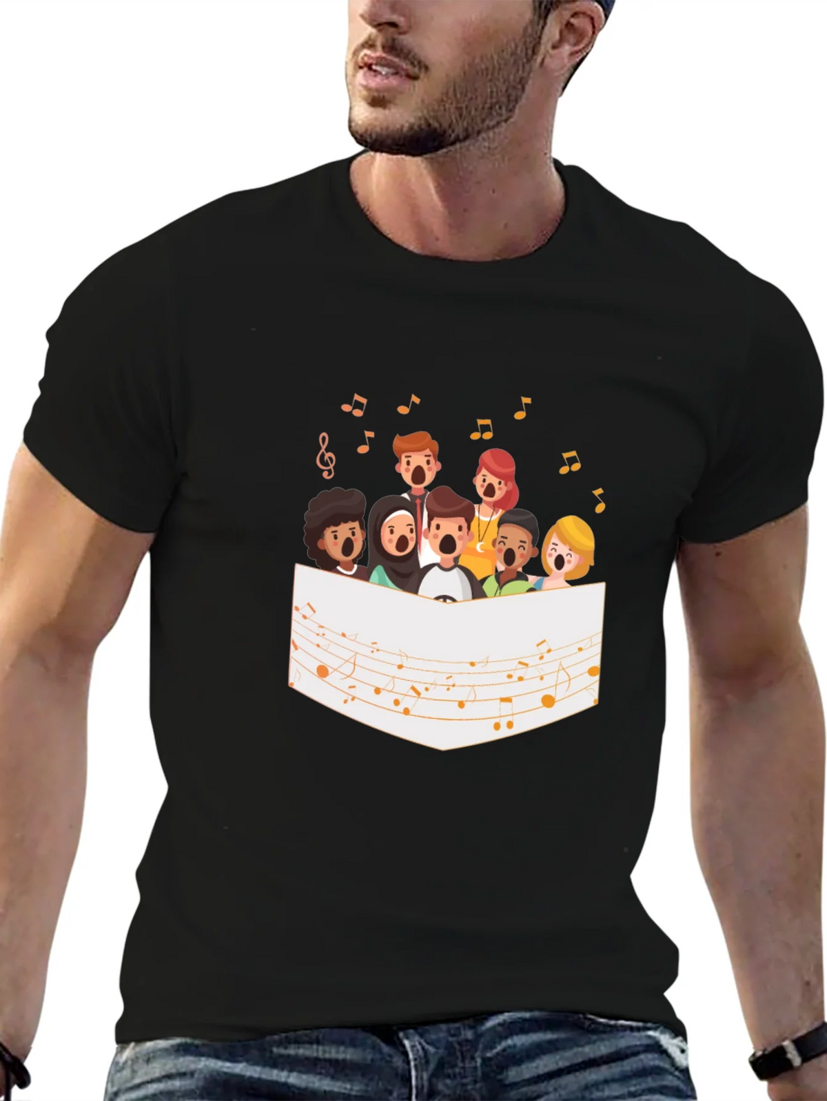 Choir Graphic Tee - Black product image 3