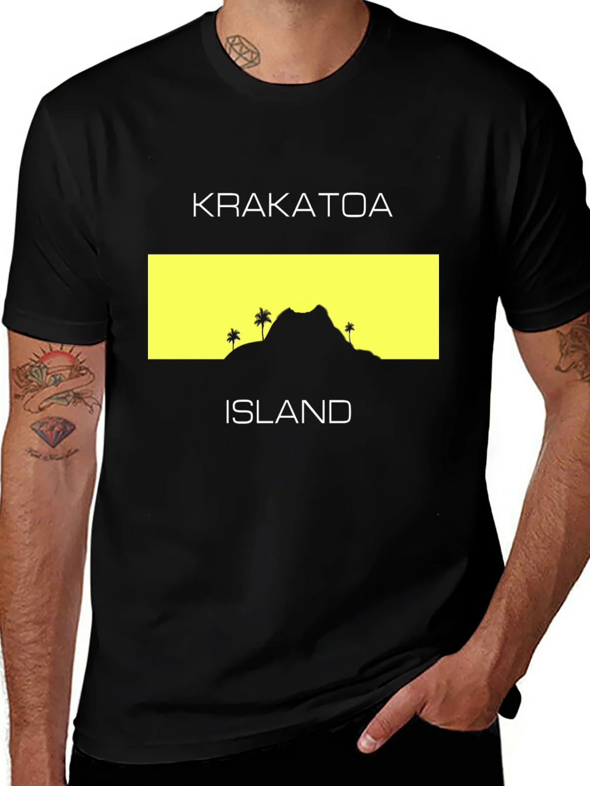 Krakatoa Island Graphic T-Shirt product image 1