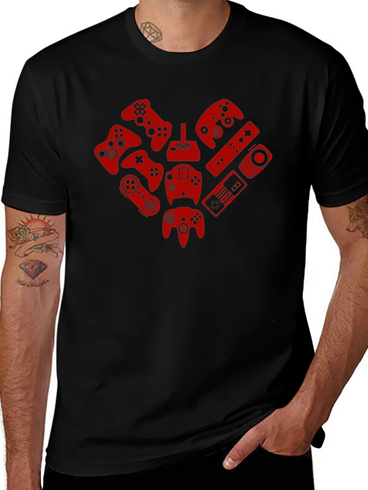 Gamer Heart T-Shirt - Controller Love product image 1