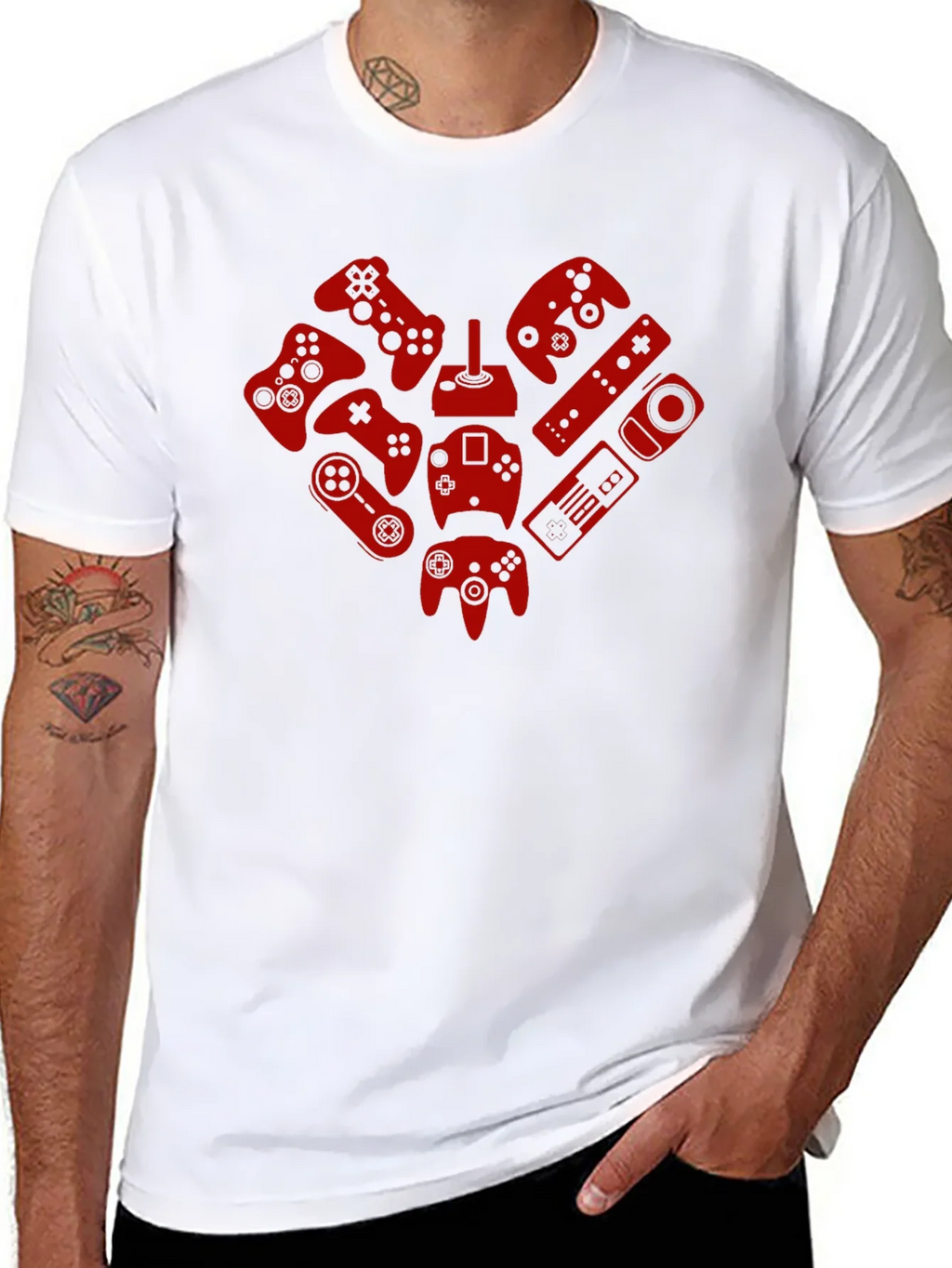 Gamer Heart T-Shirt - Controller Love product image 10
