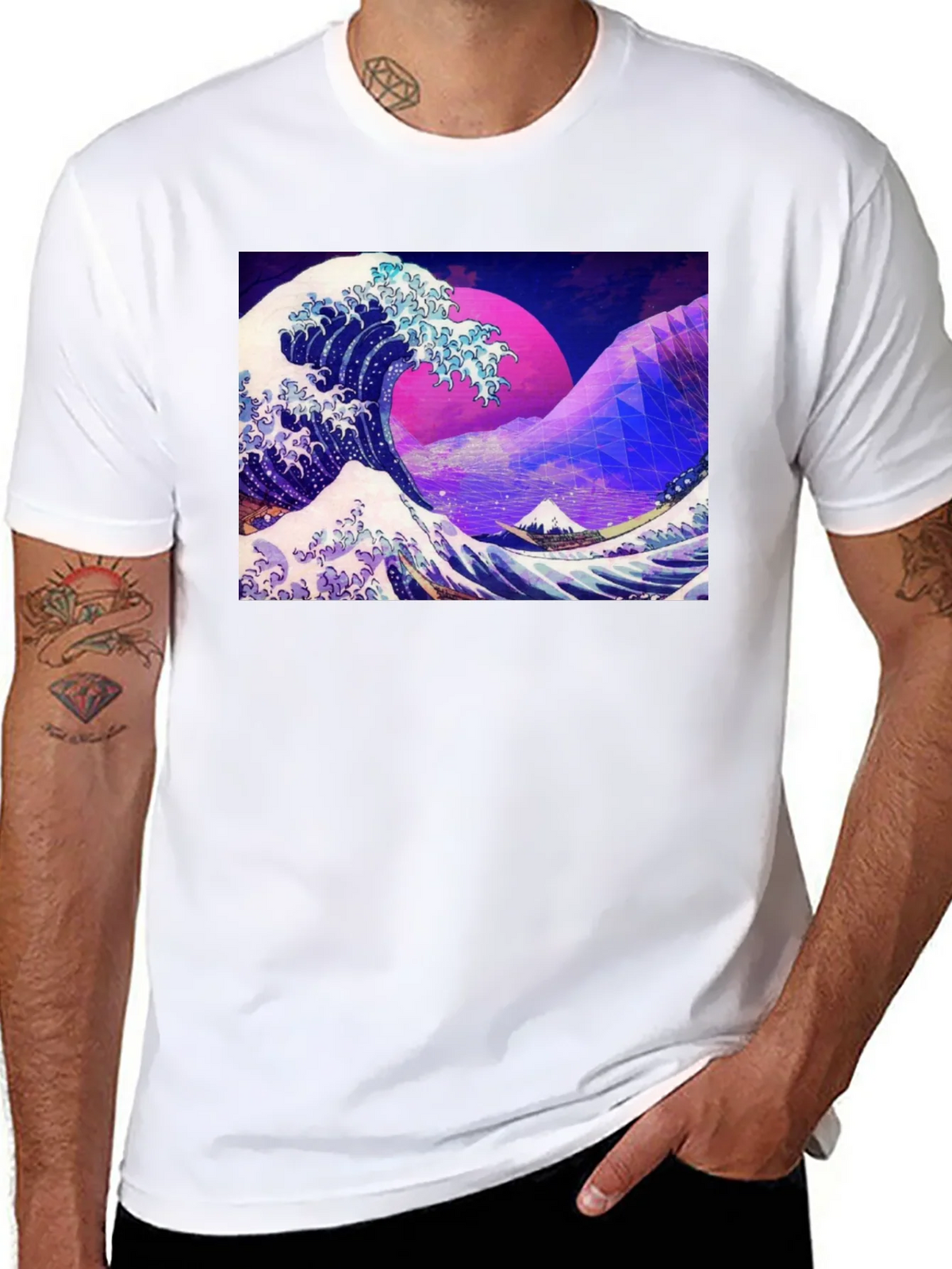 Great Wave Aesthetic T-Shirt product image 10