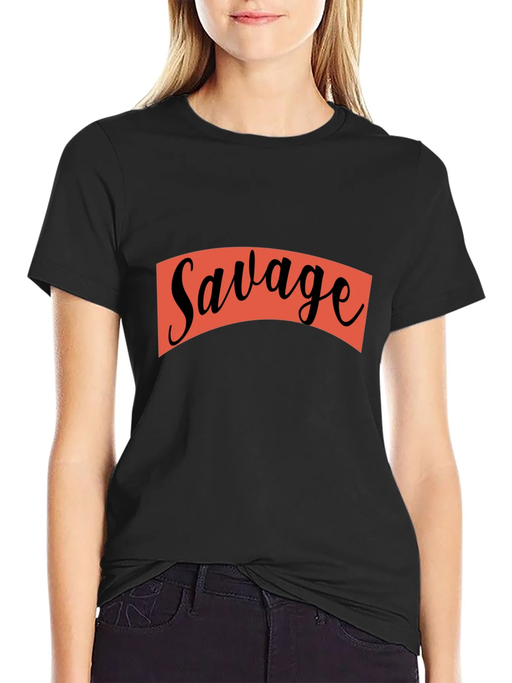 Savage Graphic Print Crew Neck T-Shirt product image 5
