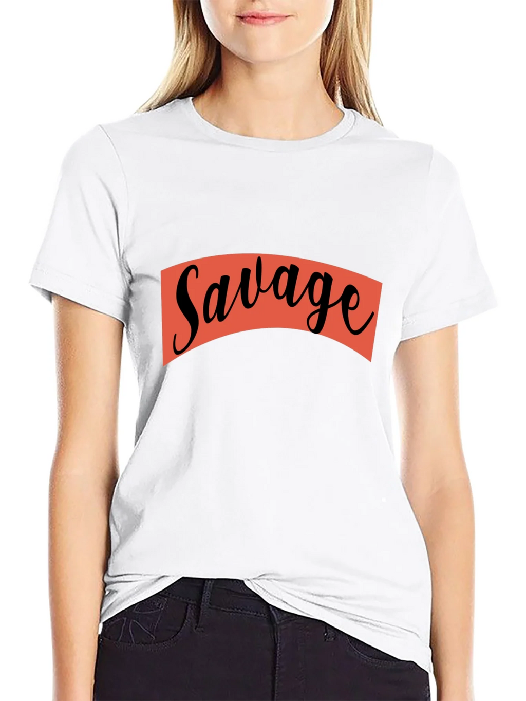 Savage Graphic Print Crew Neck T-Shirt product image 11