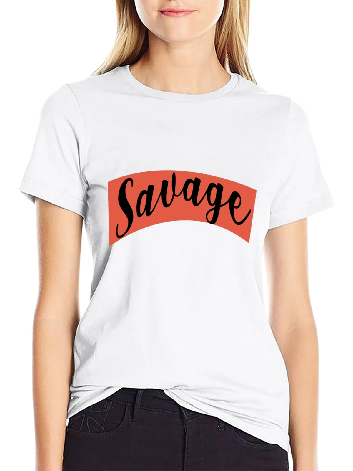 Savage Graphic Print Crew Neck T-Shirt product image 11