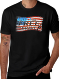America Free Brave Patriotic T-Shirt product image 1