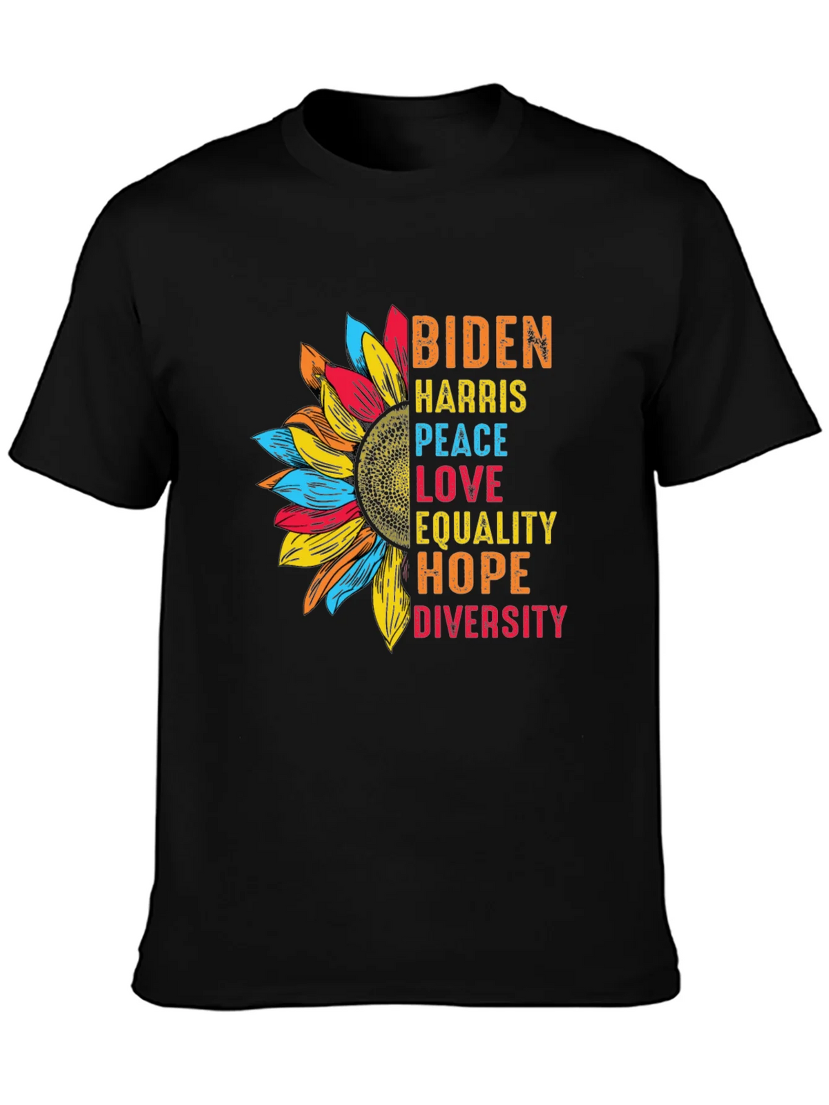 Biden Harris Sunflower Graphic Tee product image 1