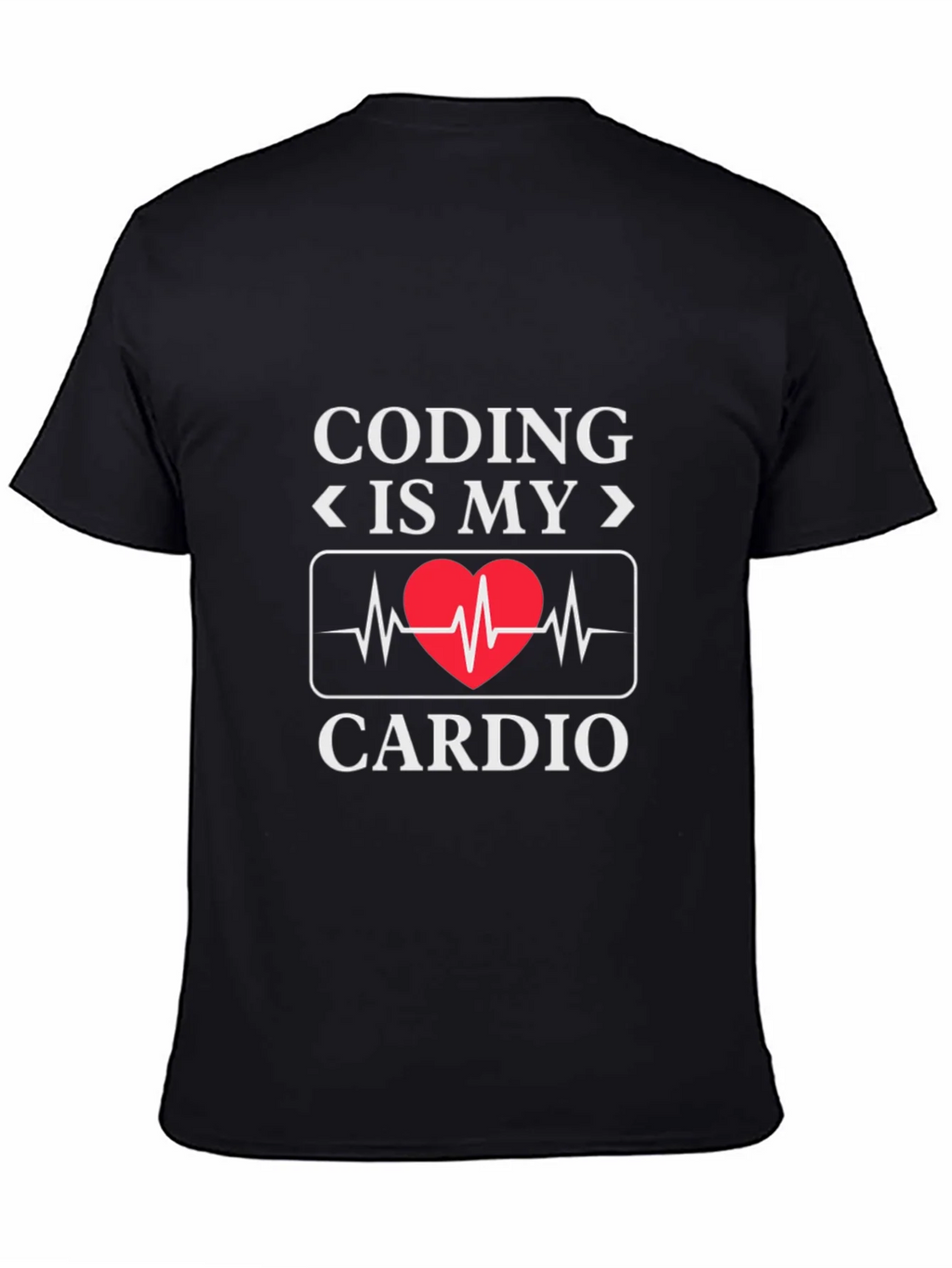 Coding Is My Cardio - Novelty Graphic T-Shirt product image 7