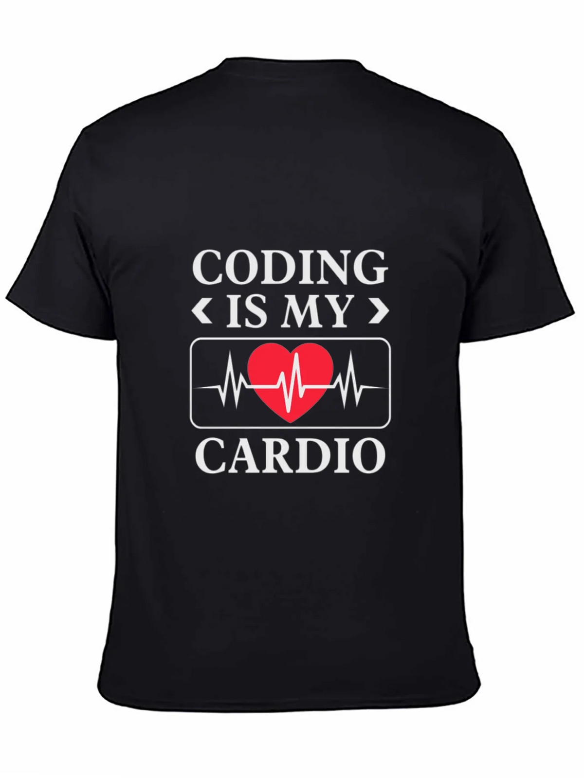 Coding Is My Cardio - Novelty Graphic T-Shirt product image 7