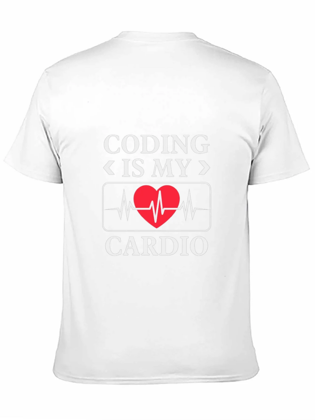 Coding Is My Cardio - Novelty Graphic T-Shirt product image 2