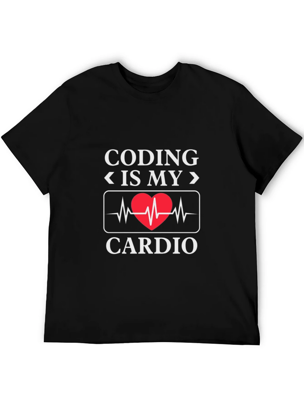 Coding Is My Cardio - Novelty Graphic T-Shirt product image 8