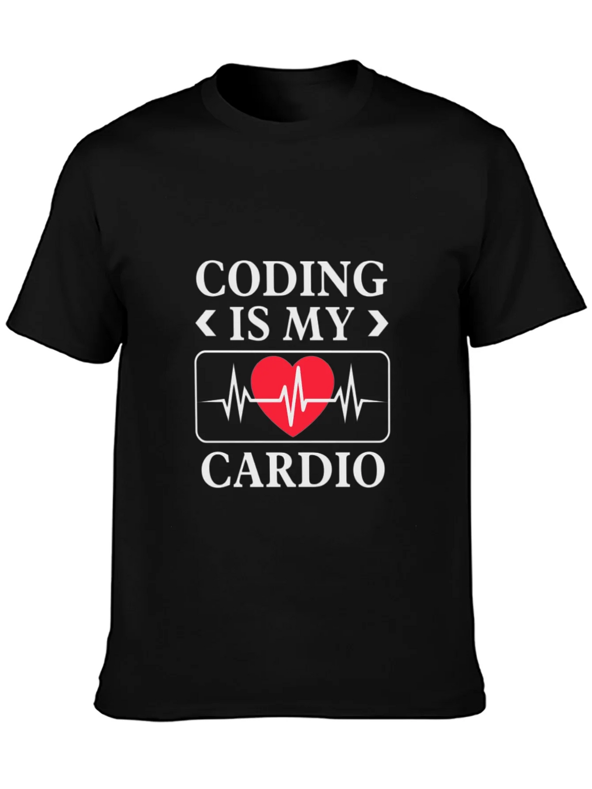Coding Is My Cardio - Novelty Graphic T-Shirt product image 6