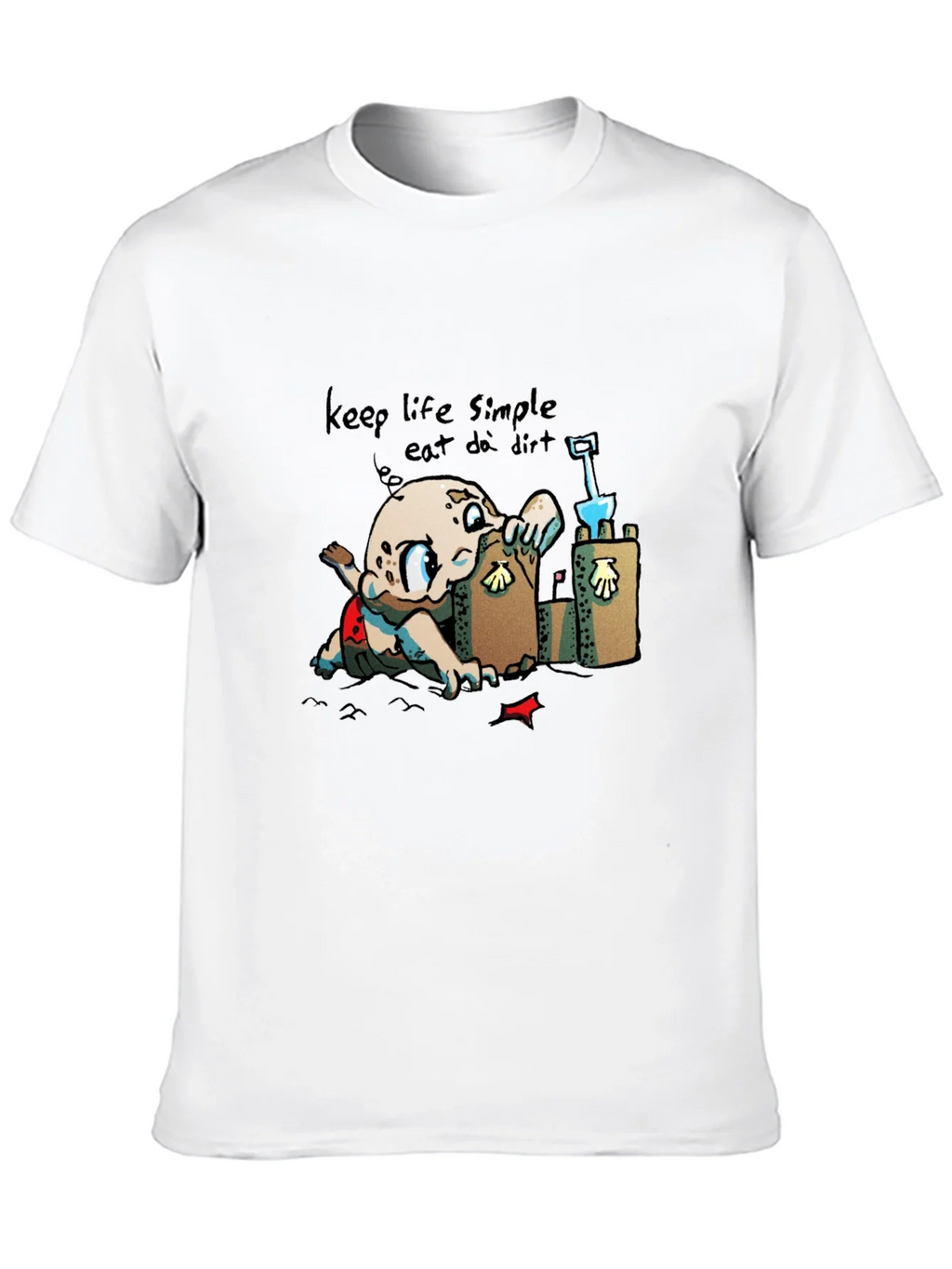 Keep Life Simple - Eat Dirt Black T-Shirt product image 11