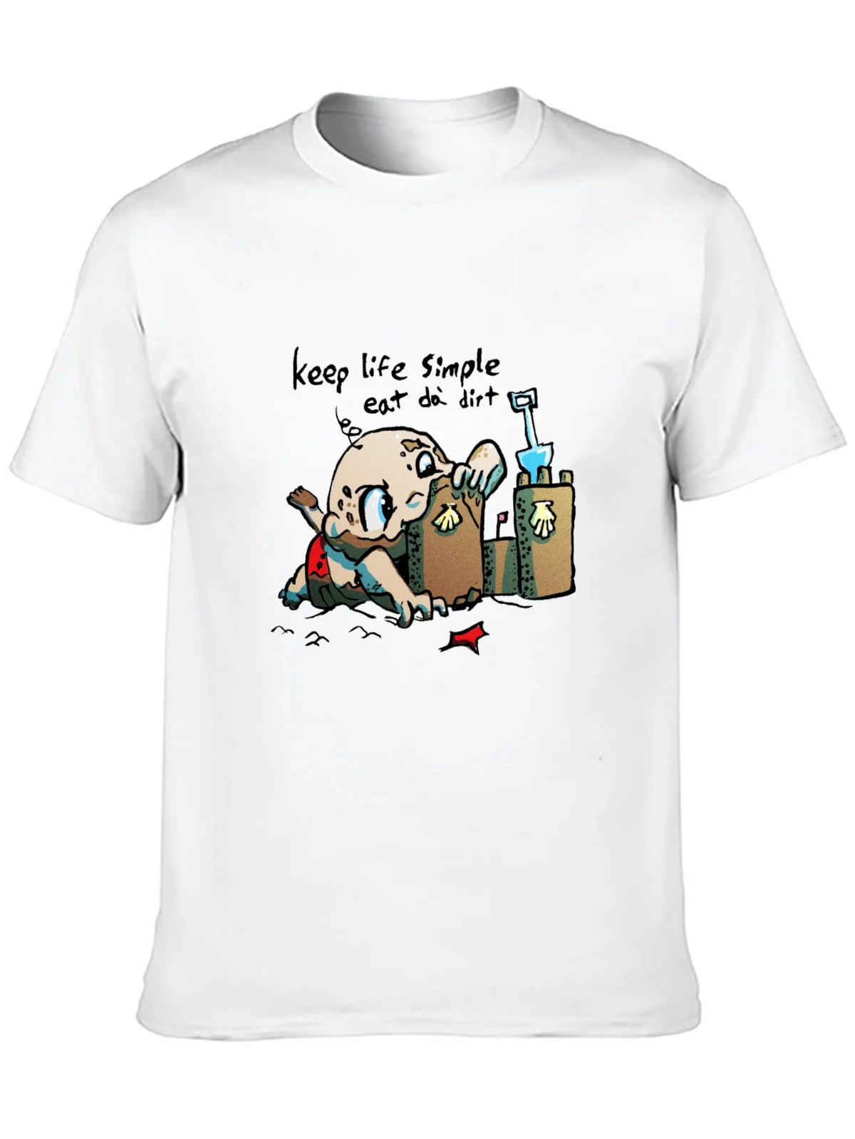 Keep Life Simple - Eat Dirt Black T-Shirt product image 11