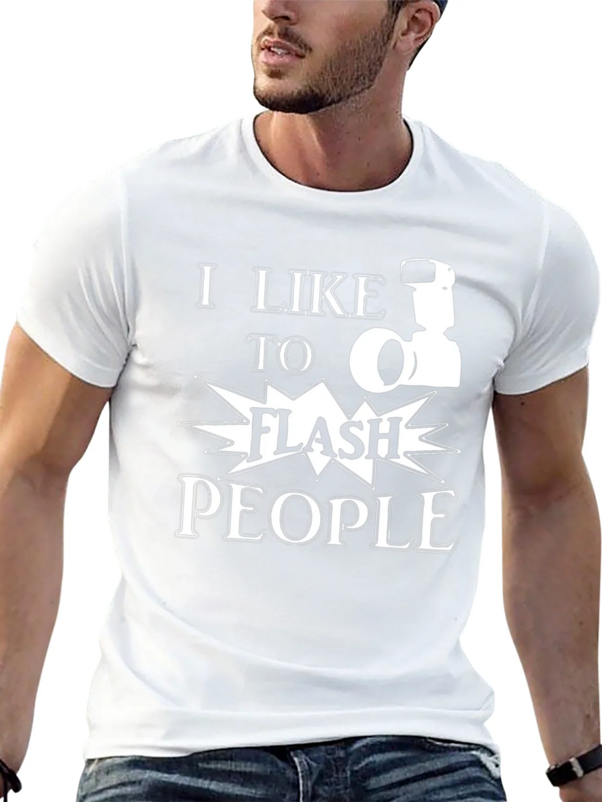 I Like to Flash People T-Shirt - Funny Photographer Tee product image 4