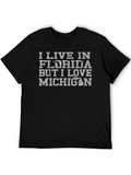 Florida Michigan Novelty Graphic Tee product image 1