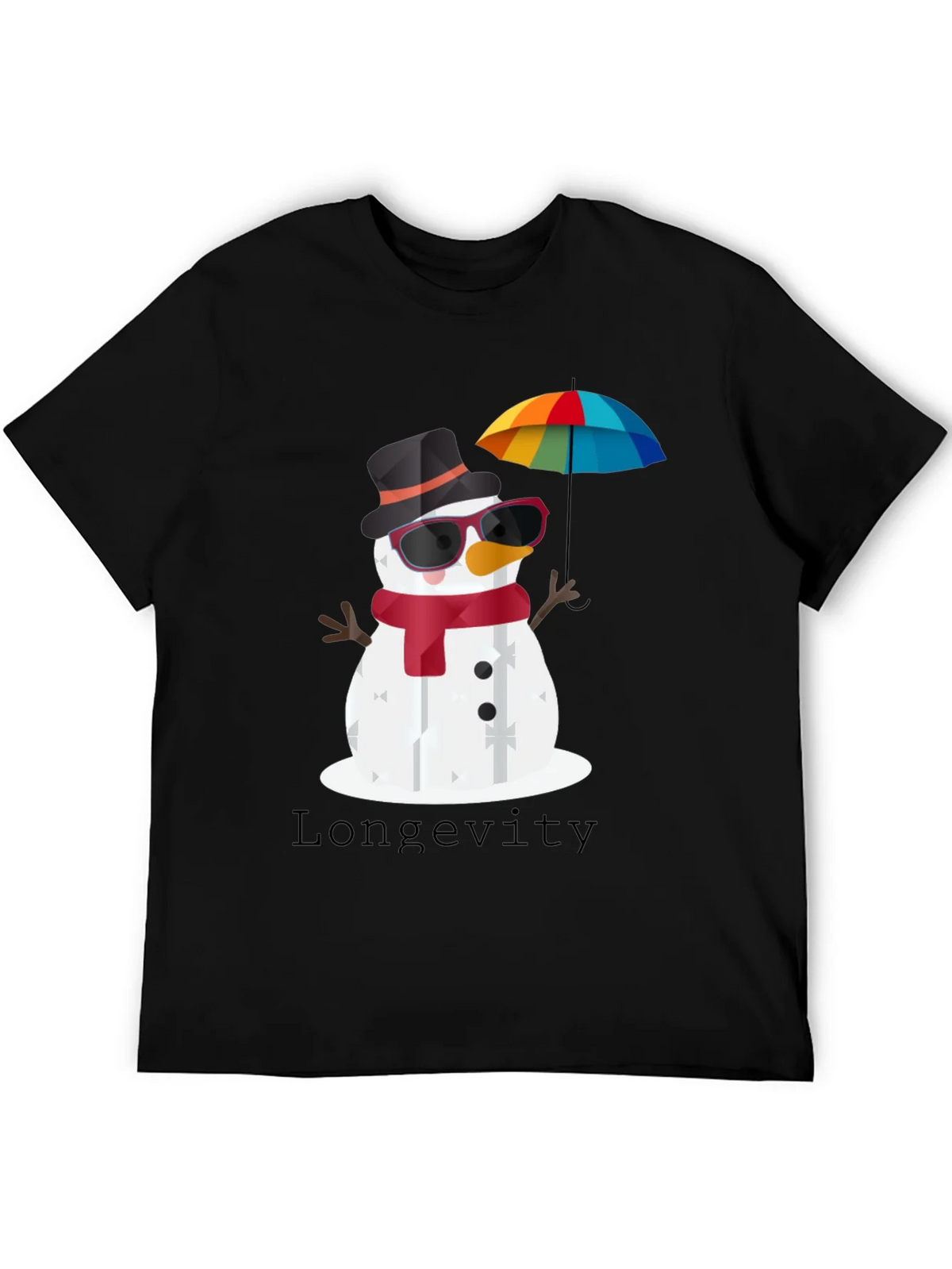 Whimsical Snowman Graphic Tee product image 8