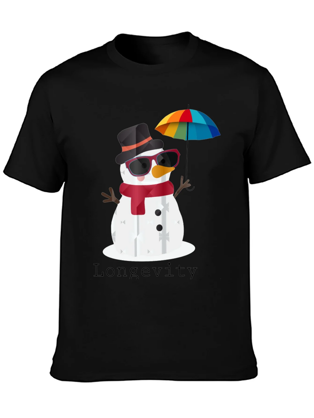 Whimsical Snowman Graphic Tee product image 6