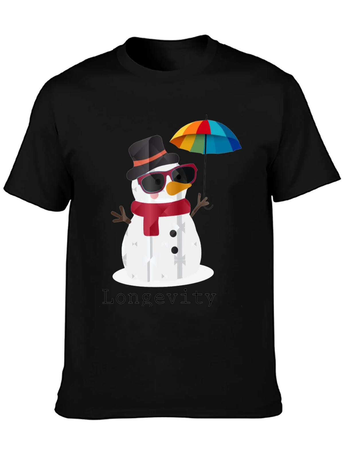 Whimsical Snowman Graphic Tee product image 6