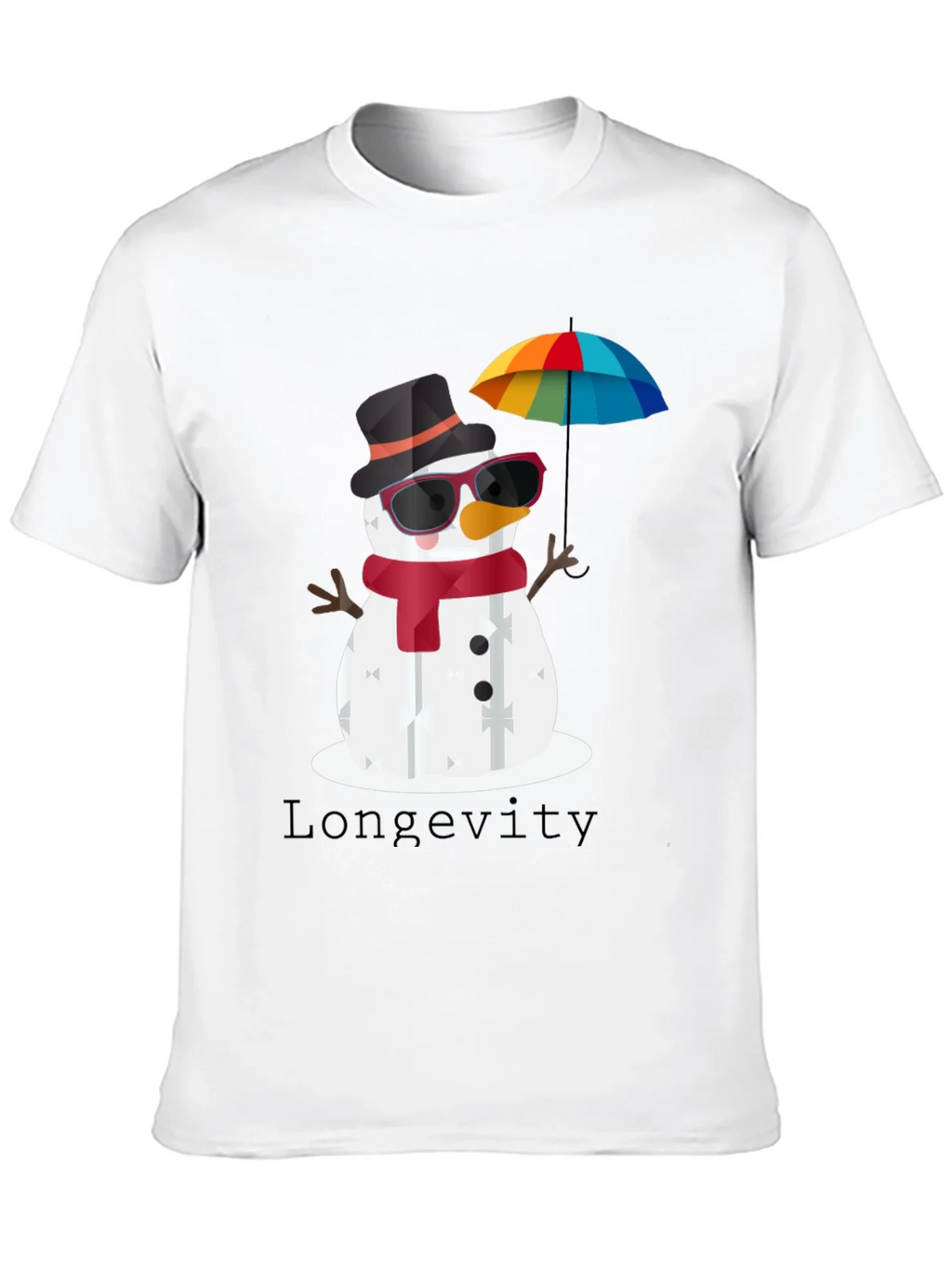 Whimsical Snowman Graphic Tee product image 12