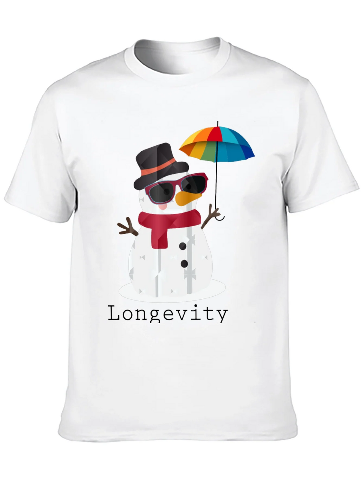 Whimsical Snowman Graphic Tee product image 12