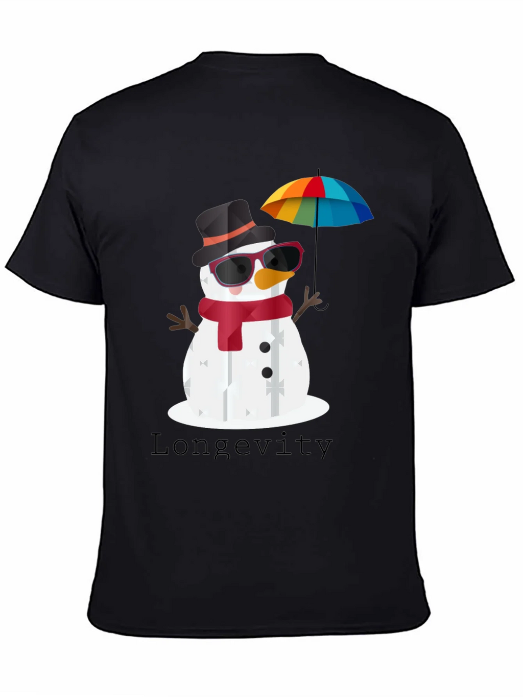 Whimsical Snowman Graphic Tee product image 7