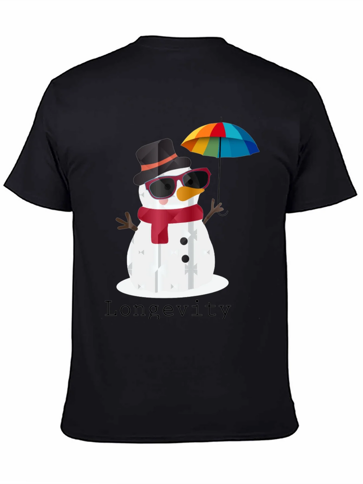 Whimsical Snowman Graphic Tee product image 7