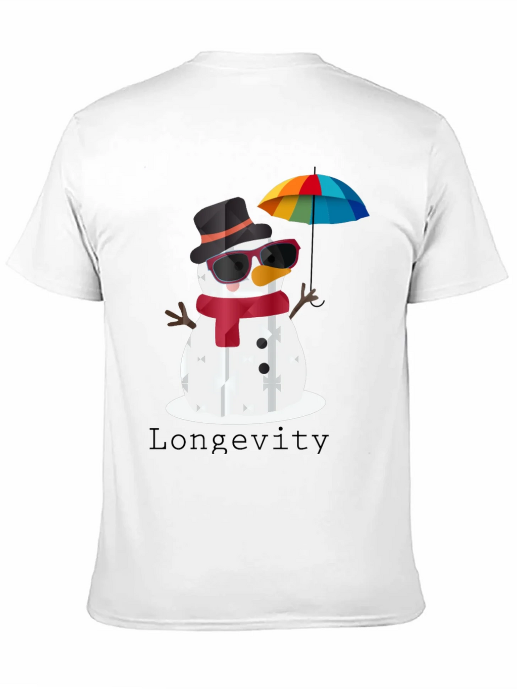 Whimsical Snowman Graphic Tee product image 2