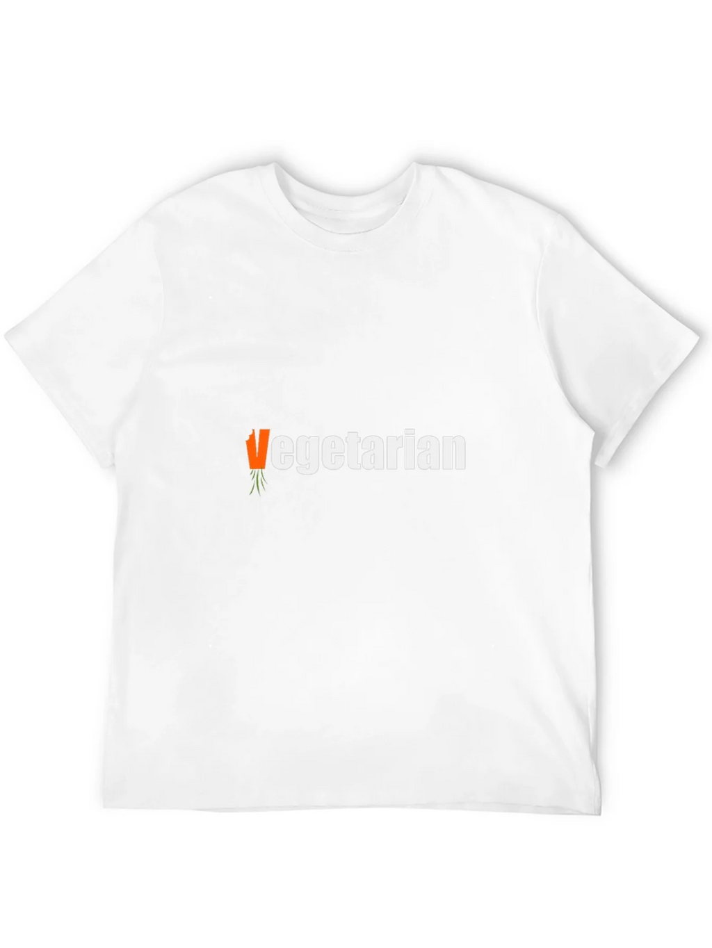 Vegetarian T-Shirt - Carrot Graphic Tee product image 3