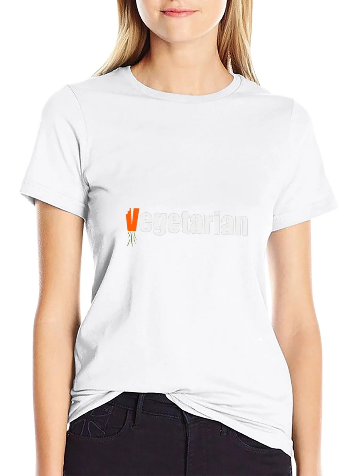 Vegetarian T-Shirt - Carrot Graphic Tee product image 11