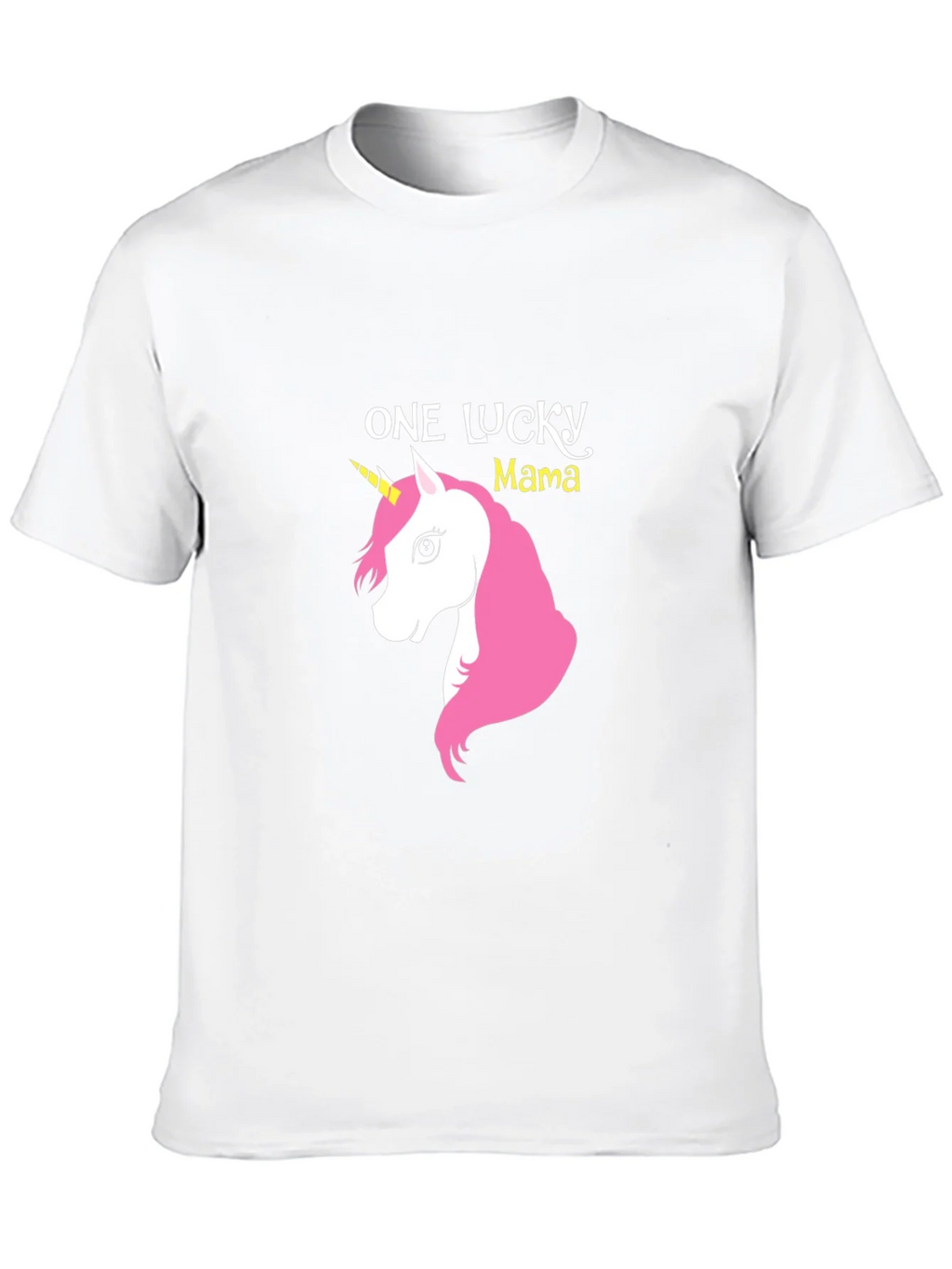One Lucky Mama Unicorn Graphic Tee - Soft Cotton Blend product image 12