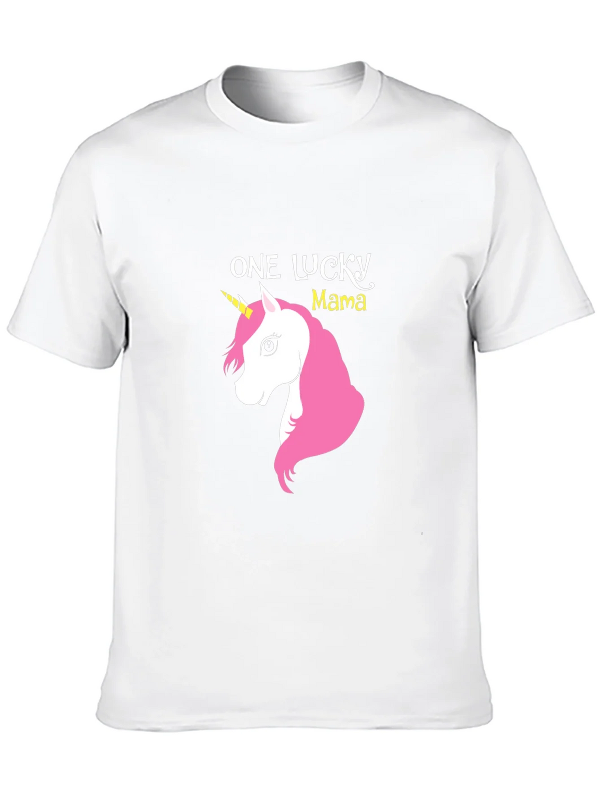 One Lucky Mama Unicorn Graphic Tee - Soft Cotton Blend product image 12
