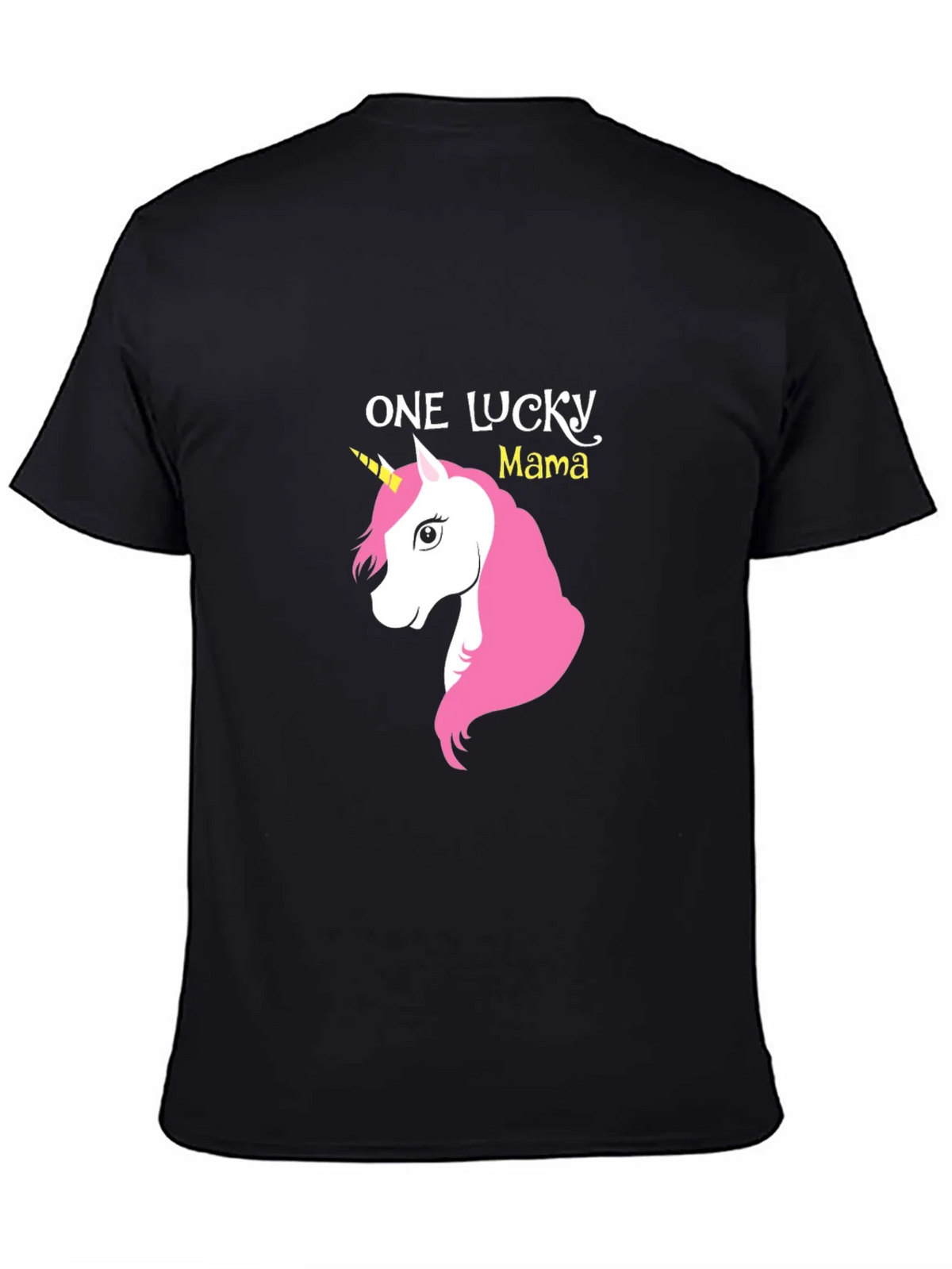 One Lucky Mama Unicorn Graphic Tee - Soft Cotton Blend product image 7