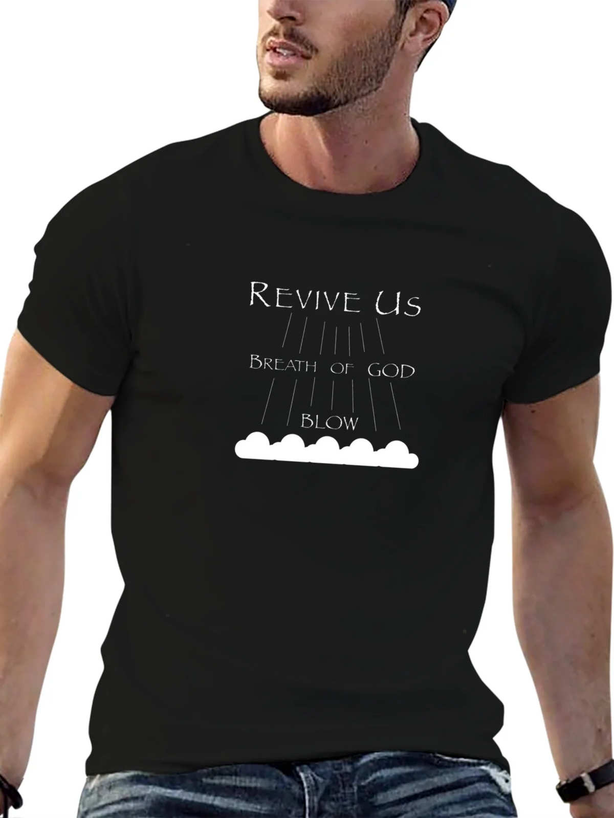 Revive Us Christian Graphic T-Shirt product image 9