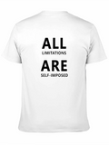 All Limitations Are Self-Imposed Graphic Tee product image 1