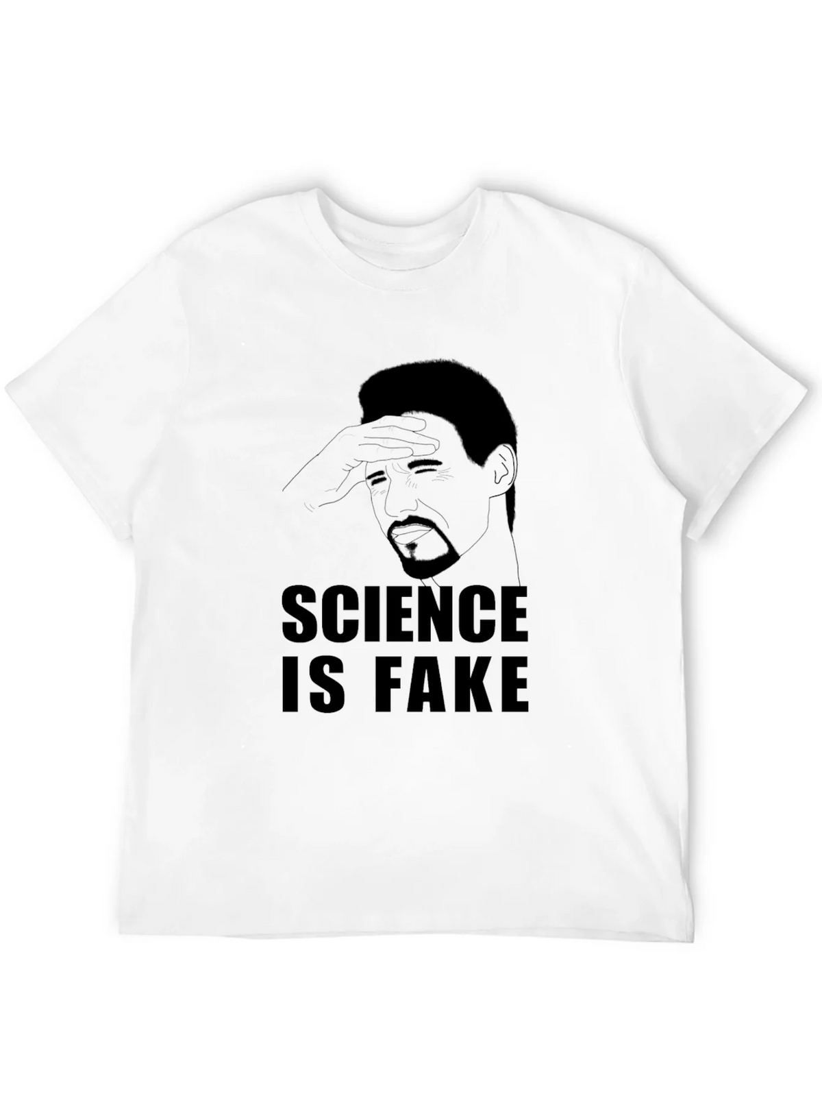 Science is Fake Graphic Tee - Mens Black T-Shirt product image 3