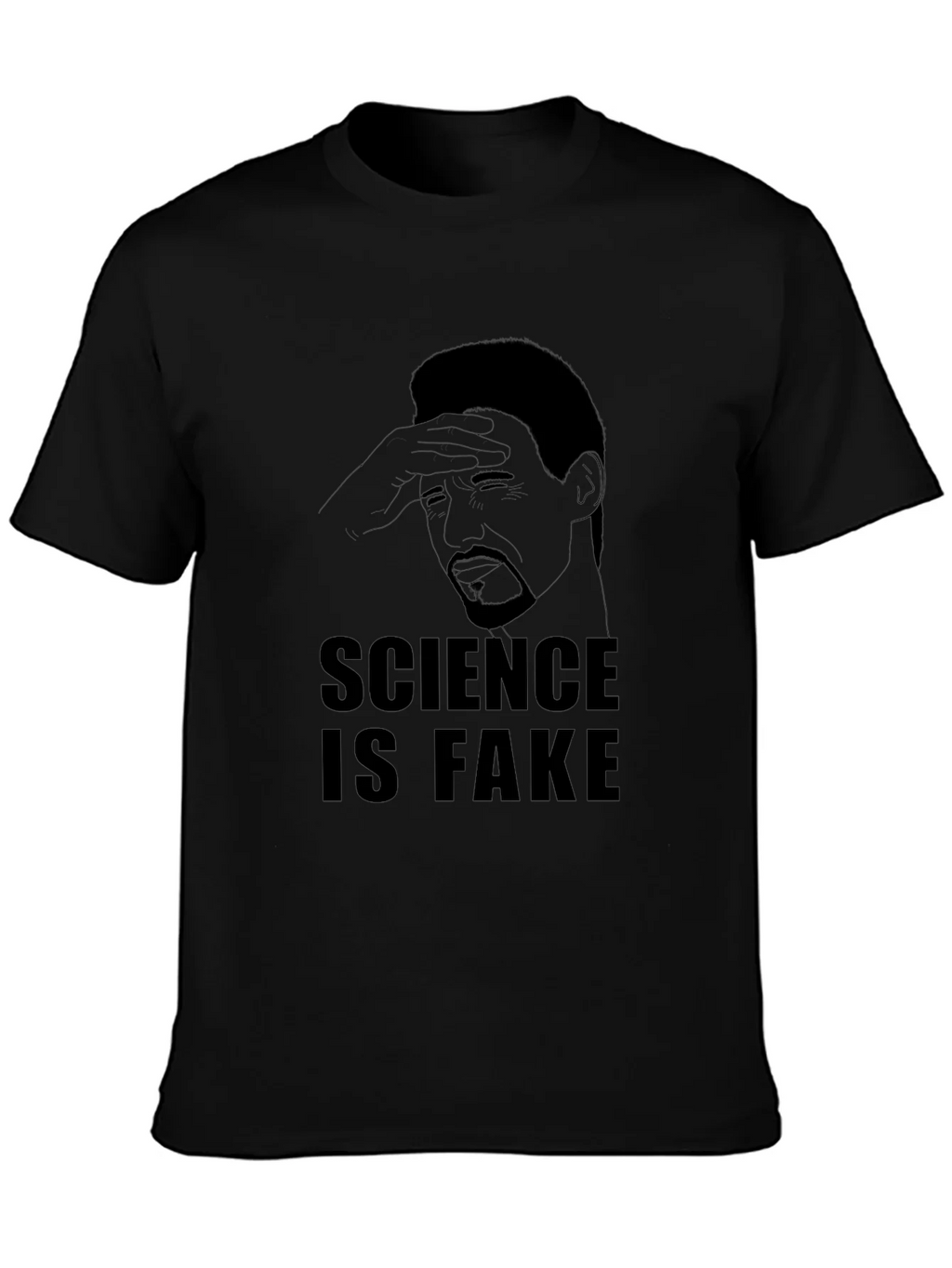 Science is Fake Graphic Tee - Mens Black T-Shirt product image 6