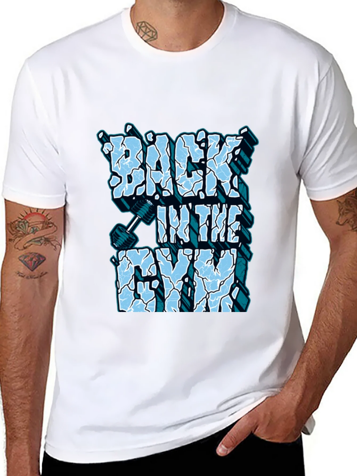 Back in the Gym T-Shirt Fitness Design product image 9