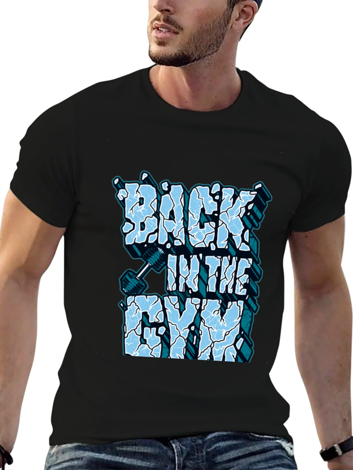 Back in the Gym T-Shirt Fitness Design product image 8