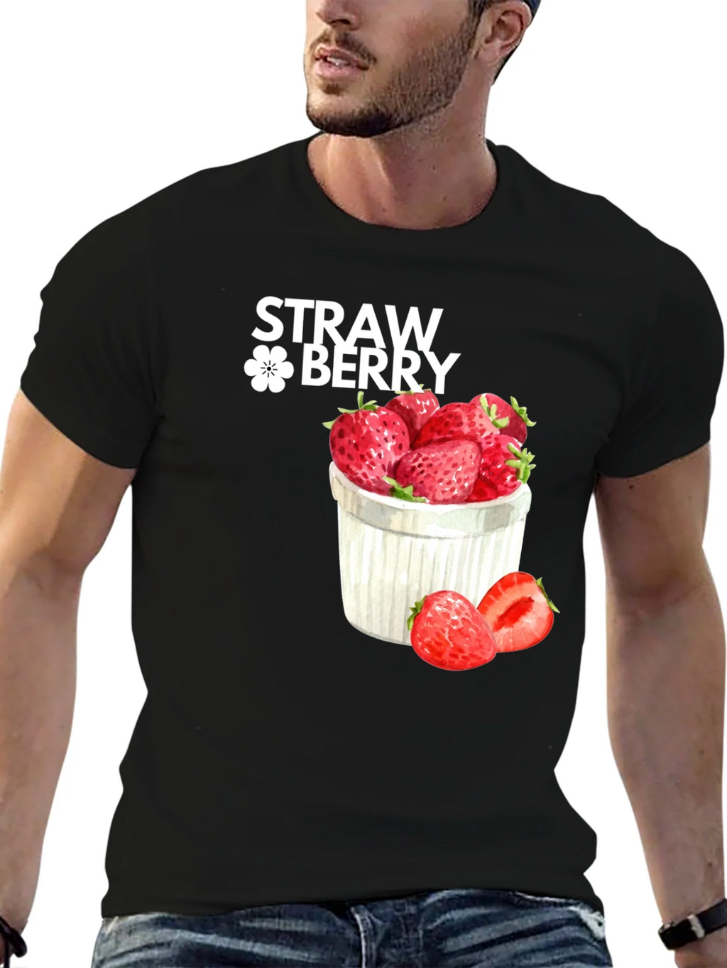 Strawberry Graphic Tee - Fresh & Fun Style product image 1