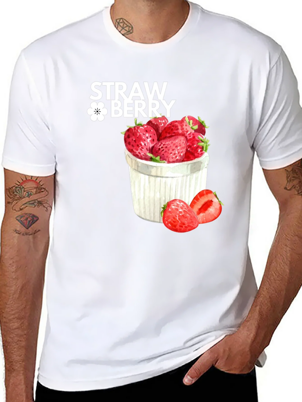 Strawberry Graphic Tee - Fresh & Fun Style product image 2